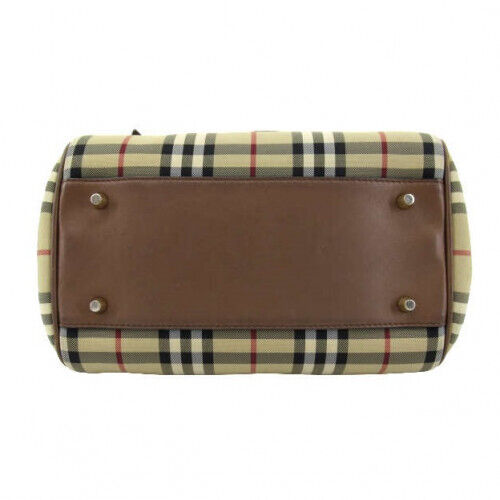 Burberry London Small Canter Nova Check Tote Bag in Beige Burberry London Small Canter Nova Check Tote Bag in Beige