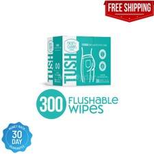 Nice n Clean Flushable Wipes,5 packs of 60 wipes, 300 wipes total BEST PRICE