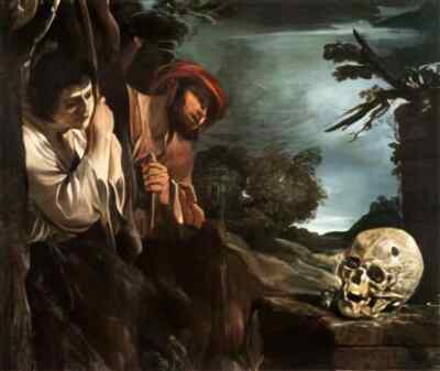 Guercino Foto A4 et in Arkadien Ego 1622