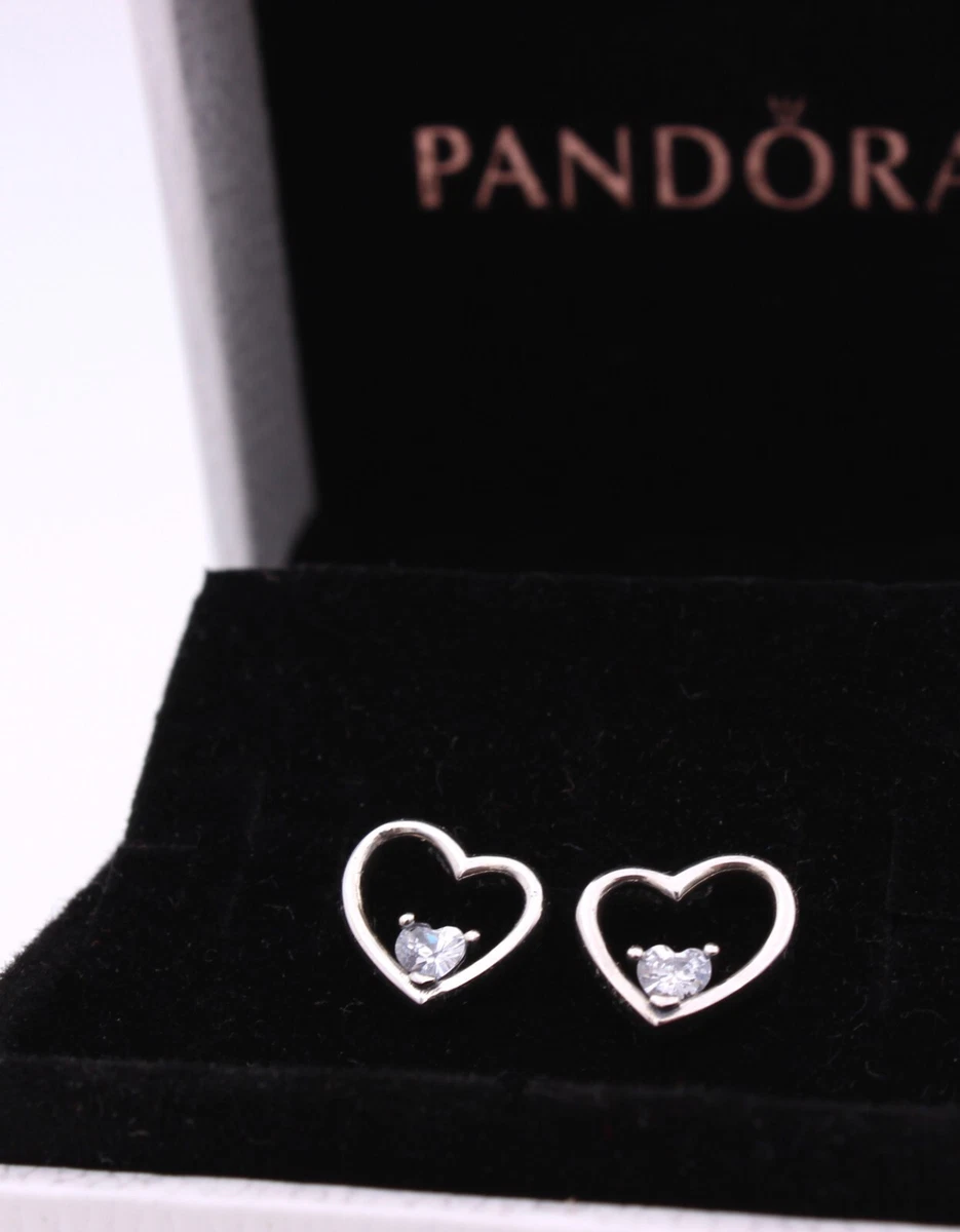 Pandora asymmetric clearance heart necklace