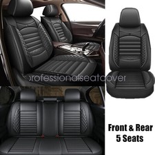 Car 5-seat Covers Faux Leather Front Rear Full Set For Honda Hr-v Hrv 2016-2024 Car 5-seat Covers Faux Leather Front Rear Full Set For Honda Hr-v Hrv 2016-2024