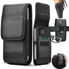 For Samsung A56 A54 A16 A15 5G Case Nylon Belt Clip Holster Phone Carrying Pouch