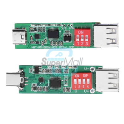 PD/QC2.0 3.0 Protocol Fast Charging Decoy Trigger Aging Test Board 5V9V12V15V20V