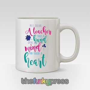 personalised coffee flask teacher