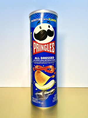   New Limited Edition Pringles All Dressed Canada Vinegar Potato Crisp 5.5oz