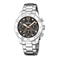 Festina F20603/6 Women's Boyfriend Black Dial Watch