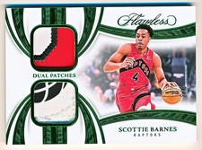 2024-25 Flawless Scottie Barnes Dual Patches Emerald Patch #DP-SBR (5/5)