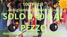 STOCK 100pz Abbigliamento Bambino/a Prezzo Bomba 0,40€ pz