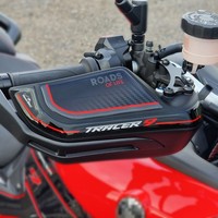 Aufkleber 3D Kompatibel Mit Yamaha Tracer 9 2021-2024 HandschüTzer Rot