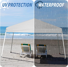 Canopy Replacement Top Only, 300D Wateproof Pop-Up Canopy Tent Top Cover with Ro 7445013160151