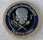 Old Rare Jacksonville Sheriff’s Office Narcotics Unit Florida Drug Police Coin — photo 1