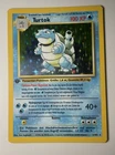 1999 Pokemon GERMAN 1st Edition Base Set Turtok-Blastoise Holo 2/102 Excellent