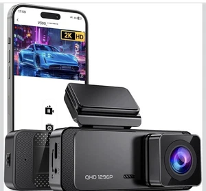 Veement V300 noir 256GB Soutien complet HD Avant & Arrière WiFi Voitures caméra Dash