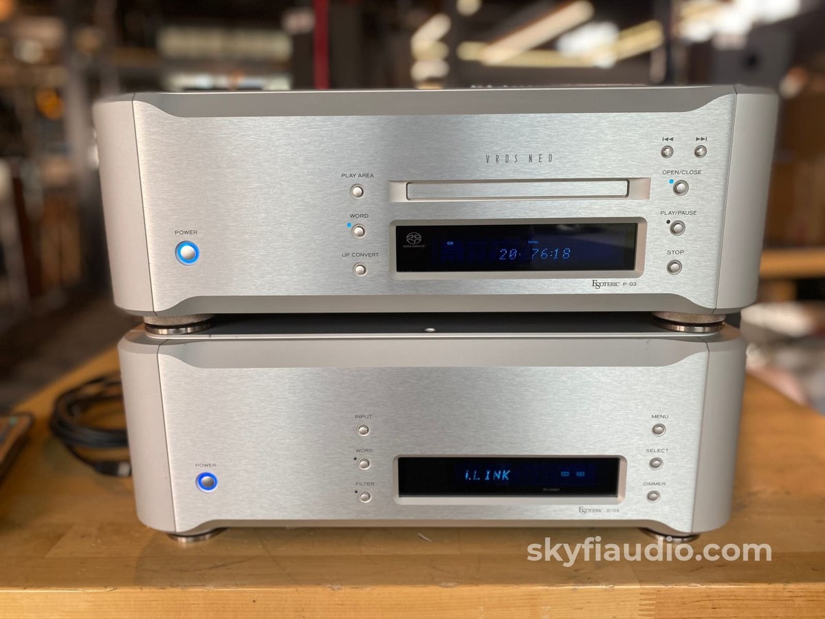 Esoteric P-03 SACD/CD Transport & D-03 D/A Converter (DAC) | eBay