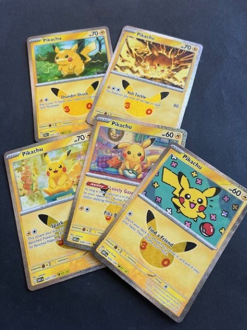 Pokemon 30th Celebration Anniversary Pikachu pick from 30