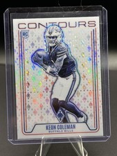 2024 Panini Phoenix Keon Coleman RC CONTOURS WAVE PRIZM SP #CON-KCN Bills Rookie