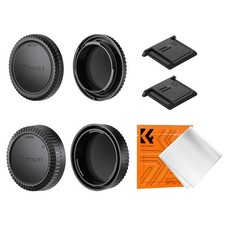 X Mount Body Cap Cover  Rear Lens Cap  Hot Shoe Cover Kit for Fuji Fujifilm...