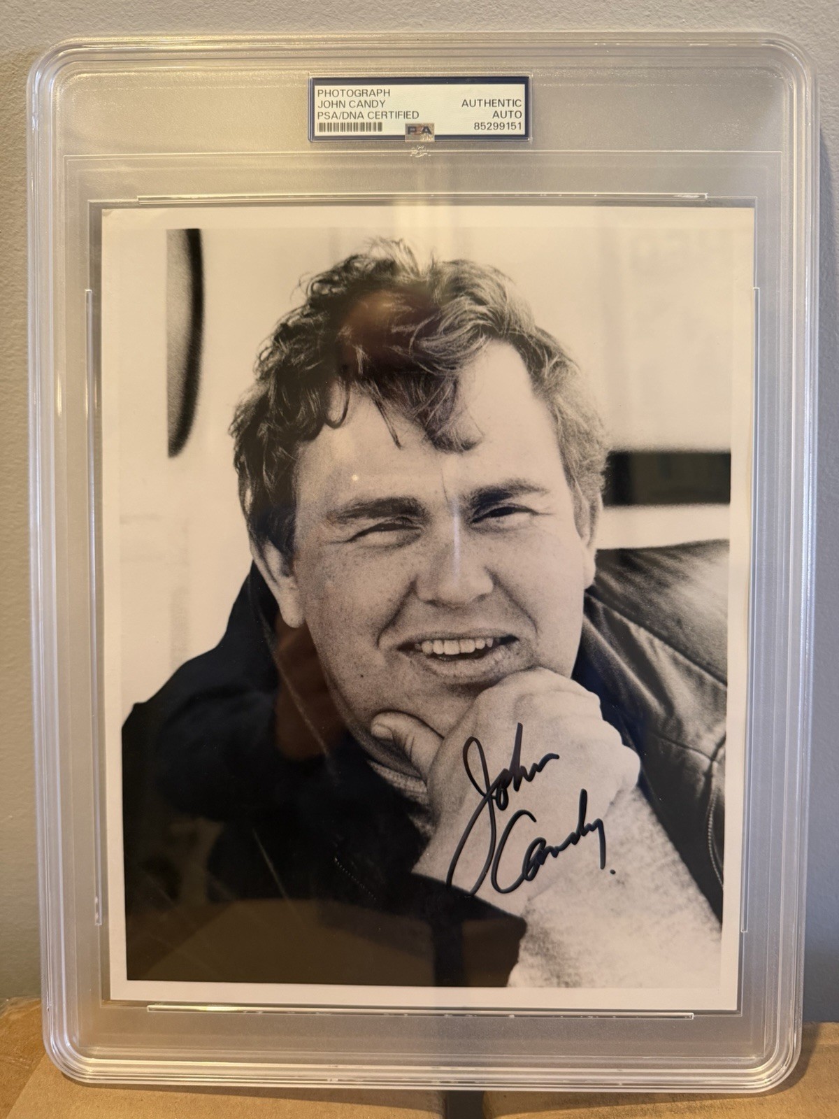 John Candy Signed Autographed 8x10 Promotional Photo B/W PSA/DNA ...