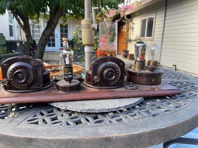 鉱石ラジオ　Atwater Kent Crystal SetModel2A Atwater Kent Type 2A Crystal Detector Breadboard : r/vintageaudio