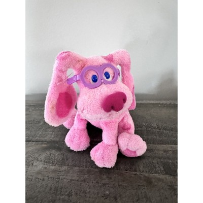 Ty Magenta Beanie Plush Blues Clues Pink Dog Glasses Stuffed Animal 2005