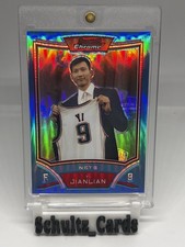 YI JIANLIAN 2008-09 Bowman Chrome /99 RARE BLUE REFRACTOR SSP #9 Nets