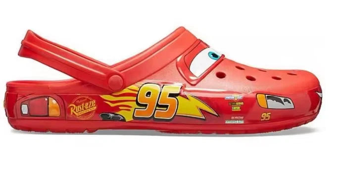 Disney Pixar Lightning Mcqueen Crocs Clogs Red Adult Unisex - Image 4 of 4
