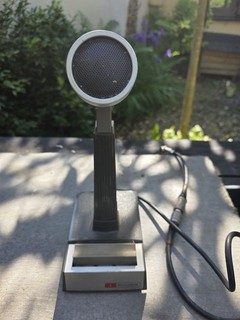 Shure Model 444 Desk Microphone with PTT and 3 Pin to 8 Pin adapter