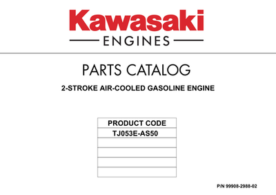 KAWASAKI TJ53E ENGINE MANUAL OPERATOR OWNER PARTS PDF ON USB | eBay