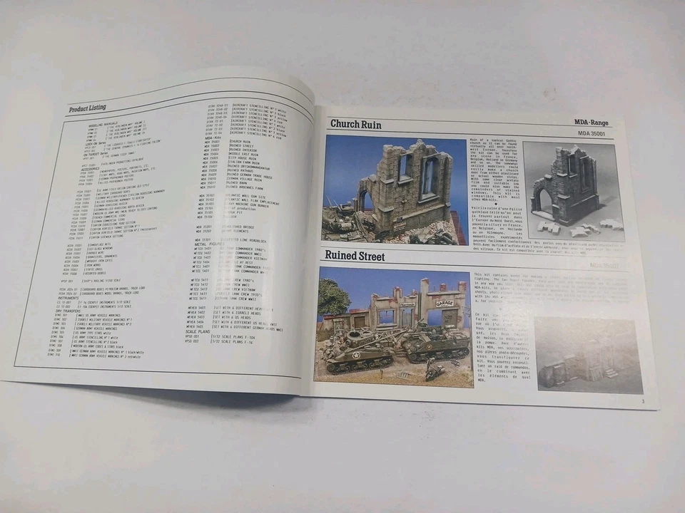 Lot Of 3 Verlinden Catalogs / Handbook Military Miniature Modeling 1990 # 7 & 8 - Image 4 of 4