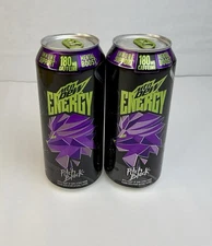 Mountain Dew Energy PITCH BLACK Full Unopened 16oz Can