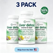 3pack safe effective high-quality professional Micro Ingredients Liver Detox