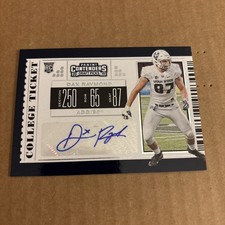 2019 Contenders AUTO ROOKIE Dax Raymond RC #152 Utah State Football Card (f3)