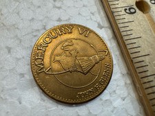 Vintage NASA Mercury 6 Coin John Glenn