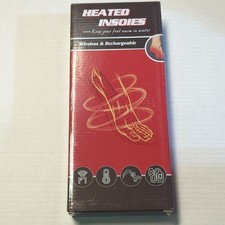 Heated Wireless Rechargeable Insoles Black Wo...