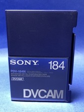 Sony PDV-184N DVCAM Cassette Tapes