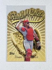 2000 Topps ~ Ivan Rodriguez ~ Hands Of Gold Die Cut ~ HG2 ~ Rangers