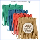 Professional Quality Rubber Bands for Moving, 48-Pack for Furniture and Blankets