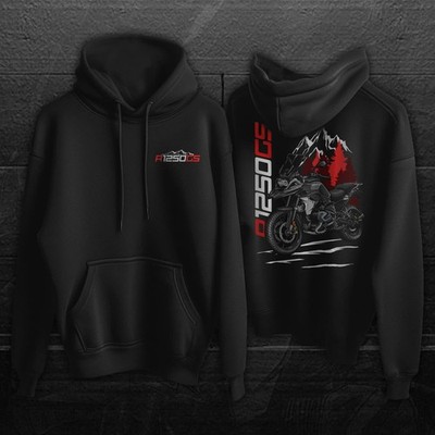 Illustration for a BMW R1250GS 2019-2024 Motorcycle fan Hoodie Riders