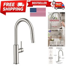 Single Handle Kitchen Faucet with Dual Function Sprayer - Easy DIY Installation
