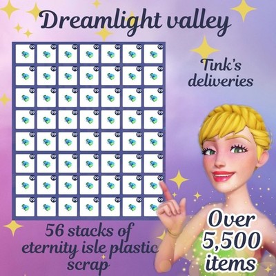 Dreamlight Valley Resources   Eternity Isle Plastikschrottpaket
