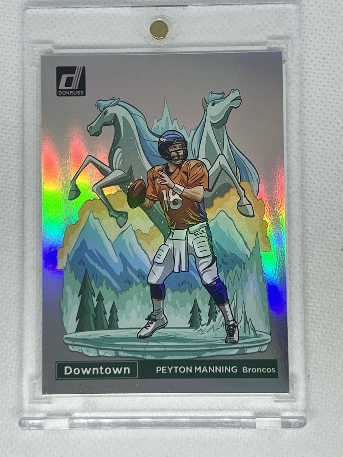 2023 Panini Donruss Downtown SSP Case Hit Peyton Manning D-9 Broncos