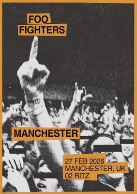 Foo Fighters 27th February 2026 at O2 Ritz in Manchester Poster Print