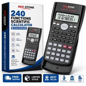 Calculatrice scientifique Bureau électronique 12 Digits Examens scolaires Gcse avec Uk