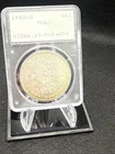 1900-O Morgan Silver Dollar PCGS MS64 Rattler Holder Golden Rim Toning