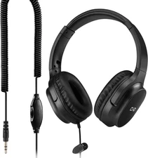 Extra Long Cord Headphones for TV & PC with Volume Control, 18 Feet / 5.5M Exten