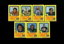 1971 Topps Football Cello Pack 1st Series - Lot of 7 - FRESH