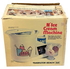 Vintage NIce Cream Machine Ice Cream Maker by Hamilton Beach Scovill Model 760