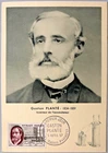 FRANCE FIRST DAY POST CARD MAXIMUM 1957 GASTON PLANTE 8F
