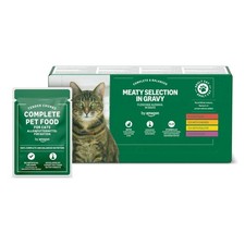 Complete Wet Food for Adult Cats Meat Selection In Gravy 4.8 kg (48 pouches of 3.26 per kilo