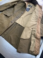 Barbour A240 Original 3/4 Coat Men’s XL 56in Heavyweight Brown Waxed Cotton